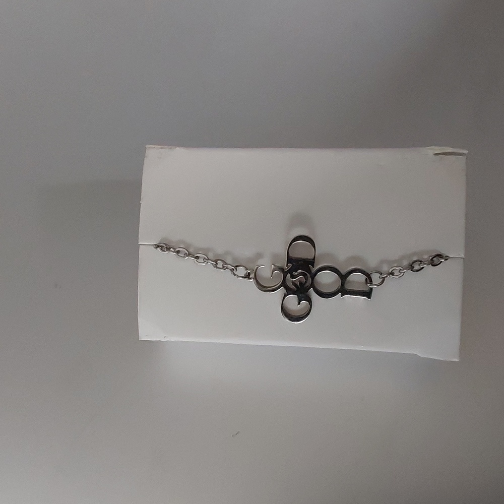 GOD IS good, Stainless steel Cross BRACELET/anklet 8 Inches